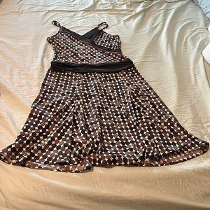 BCBG dress, medium, brown. Good Condition; barely used.